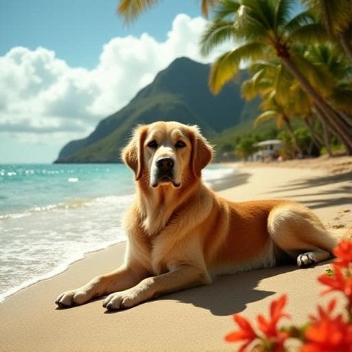 Dog named Kealoha