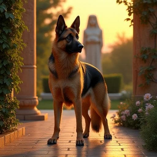 Dog named Kleopatra