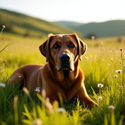 Dog named Leftie