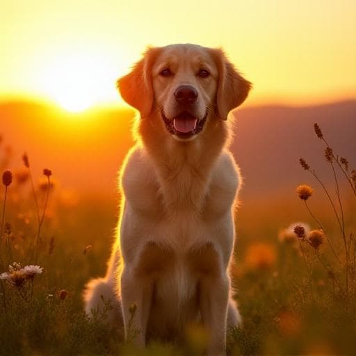 Dog named Lumos