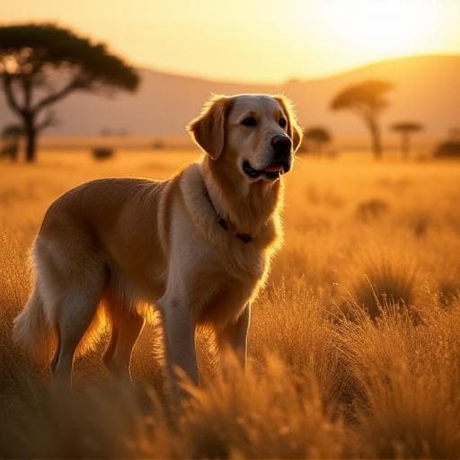 Dog named Malaika