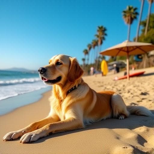 Dog named Malibu