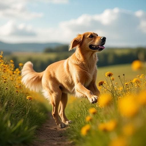 Dog named Mandi