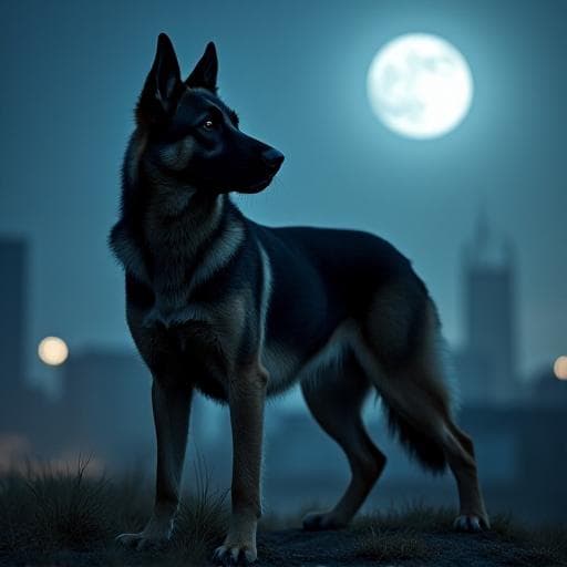 Dog named Nightwing