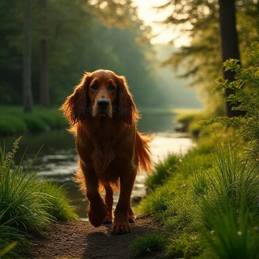 Dog named Oisin