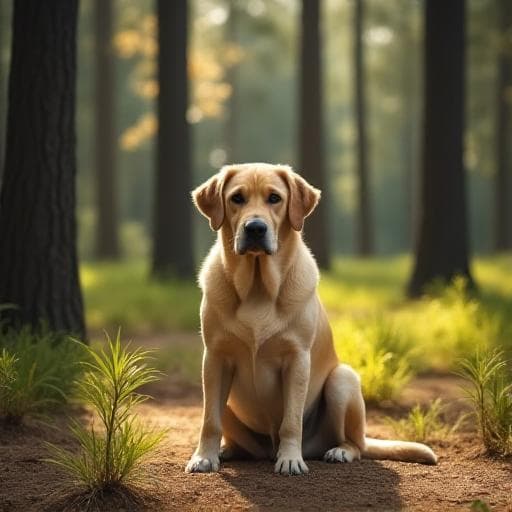 Dog named Pine