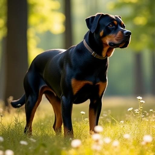 Dog named Raksha