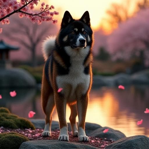 Dog named Samurai