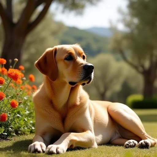 Dog named Santini