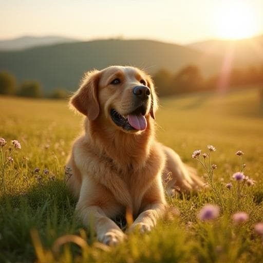 Dog named Saphir