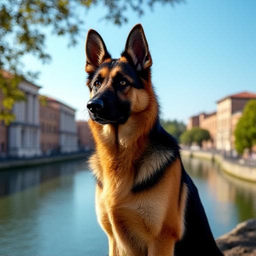 Dog named Tyber