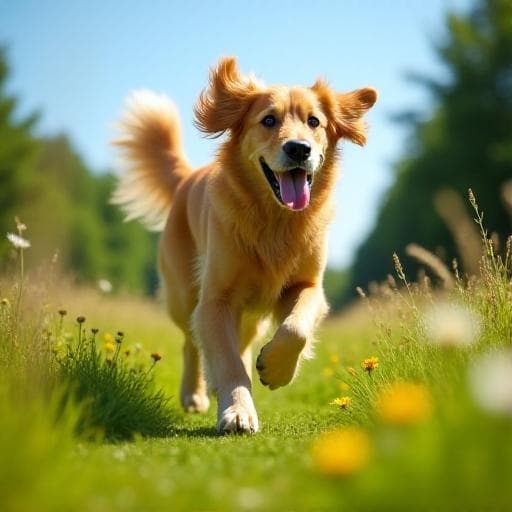 Dog named Waggletail