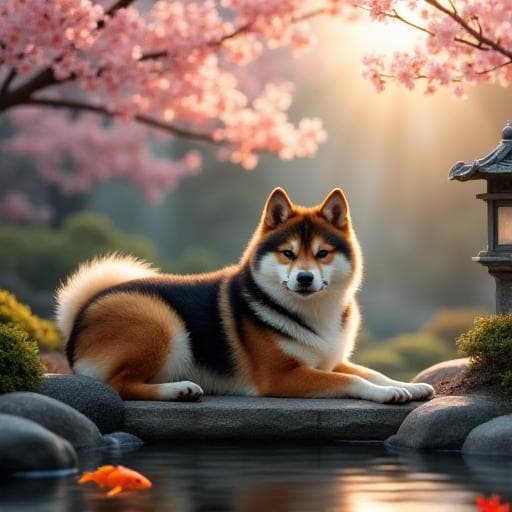 Dog named Wako