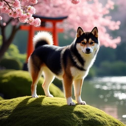 Dog named Zuki
